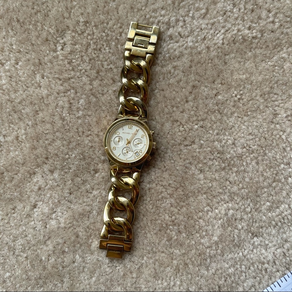 MK braided chain watch
